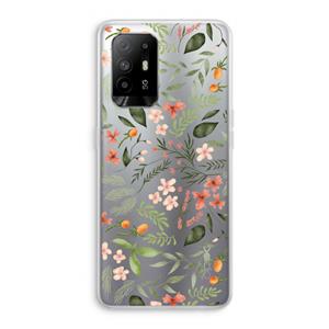 CaseCompany Sweet little flowers: Oppo A95 5G Transparant Hoesje