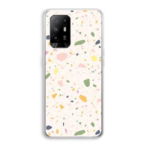 CaseCompany Terrazzo N°21: Oppo A95 5G Transparant Hoesje