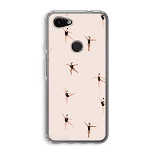 CaseCompany Dancing #1: Google Pixel 3a Transparant Hoesje