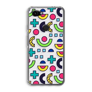 CaseCompany 8-bit N°6: Google Pixel 3a Transparant Hoesje