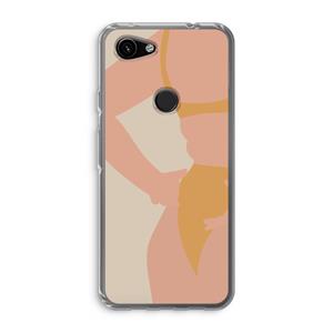 CaseCompany Bikini body: Google Pixel 3a Transparant Hoesje