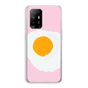 CaseCompany Sunny side up: Oppo A95 5G Transparant Hoesje