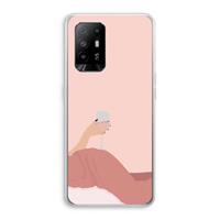 CaseCompany Wine: Oppo A95 5G Transparant Hoesje