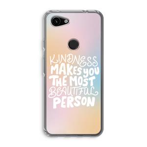 CaseCompany The prettiest: Google Pixel 3a Transparant Hoesje