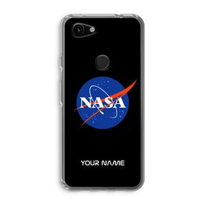 CaseCompany NASA: Google Pixel 3a Transparant Hoesje