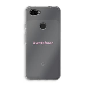 CaseCompany kwetsbaar: Google Pixel 3a Transparant Hoesje