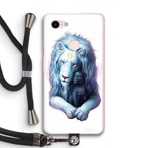 CaseCompany Child Of Light: Pixel 3 XL Transparant Hoesje met koord