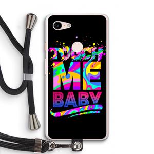 CaseCompany Touch Me: Pixel 3 XL Transparant Hoesje met koord
