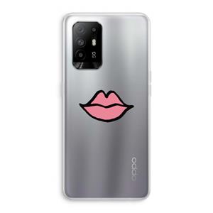 CaseCompany Kusje: Oppo A95 5G Transparant Hoesje