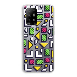 CaseCompany 8-bit N°4: Oppo A94 5G Transparant Hoesje
