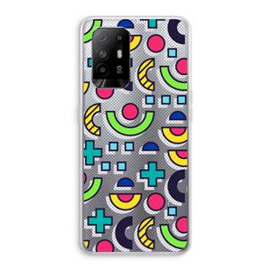 CaseCompany 8-bit N°6: Oppo A94 5G Transparant Hoesje