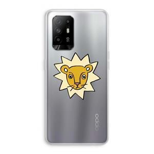 CaseCompany Kleine leeuw: Oppo A94 5G Transparant Hoesje