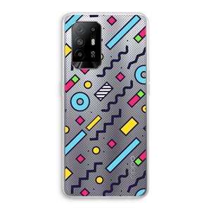 CaseCompany 8-bit N°8: Oppo A94 5G Transparant Hoesje