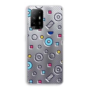 CaseCompany 8-bit N°9: Oppo A94 5G Transparant Hoesje