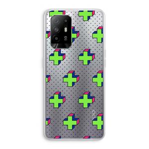 CaseCompany 8-bit N°10: Oppo A94 5G Transparant Hoesje