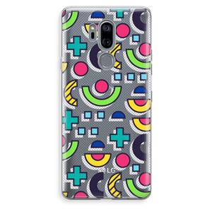 CaseCompany 8-bit N°6: LG G7 Thinq Transparant Hoesje