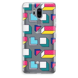 CaseCompany 8-bit N°7: LG G7 Thinq Transparant Hoesje