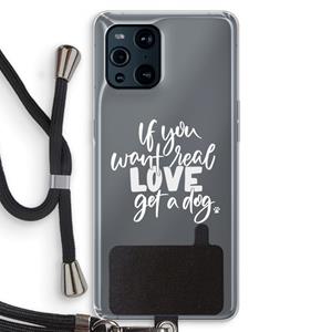 CaseCompany Partner in crime: Oppo Find X3 Pro Transparant Hoesje met koord