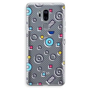 CaseCompany 8-bit N°9: LG G7 Thinq Transparant Hoesje