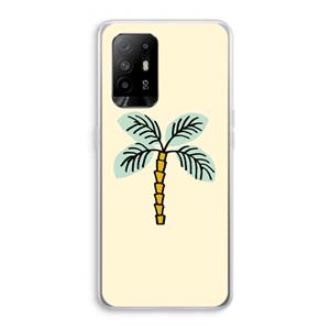 CaseCompany Palmboom: Oppo A94 5G Transparant Hoesje