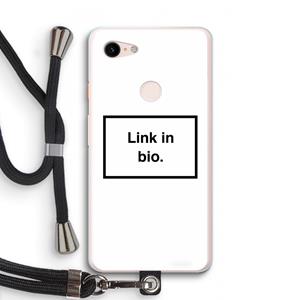 CaseCompany Link in bio: Pixel 3 XL Transparant Hoesje met koord