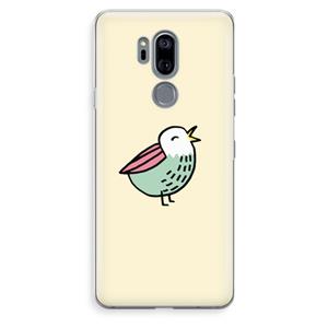 CaseCompany Birdy: LG G7 Thinq Transparant Hoesje