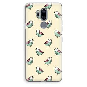 CaseCompany Vogeltjes: LG G7 Thinq Transparant Hoesje