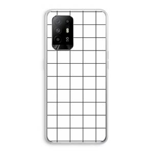 CaseCompany Rooster: Oppo A94 5G Transparant Hoesje