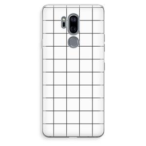 CaseCompany Rooster: LG G7 Thinq Transparant Hoesje