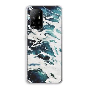 CaseCompany Golven: Oppo A94 5G Transparant Hoesje