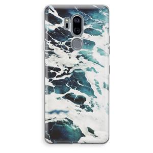 CaseCompany Golven: LG G7 Thinq Transparant Hoesje