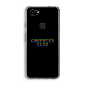 CaseCompany Retro: Google Pixel 3a Transparant Hoesje