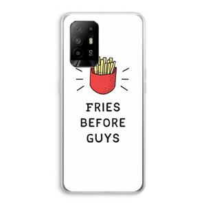 CaseCompany Fries before guys: Oppo A94 5G Transparant Hoesje