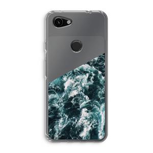 CaseCompany Zee golf: Google Pixel 3a Transparant Hoesje