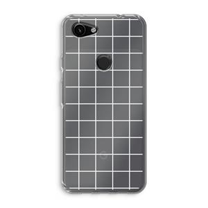 CaseCompany Rooster 2: Google Pixel 3a Transparant Hoesje