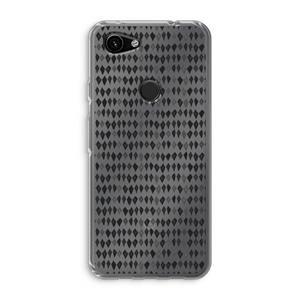 CaseCompany Crazy shapes: Google Pixel 3a Transparant Hoesje