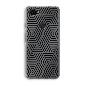 CaseCompany Magic pattern: Google Pixel 3a Transparant Hoesje