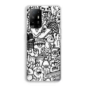 CaseCompany Vexx Mixtape #2: Oppo A94 5G Transparant Hoesje
