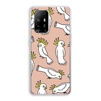 CaseCompany Papegaai: Oppo A94 5G Transparant Hoesje