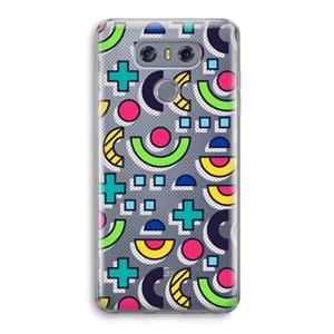 CaseCompany 8-bit N°6: LG G6 Transparant Hoesje