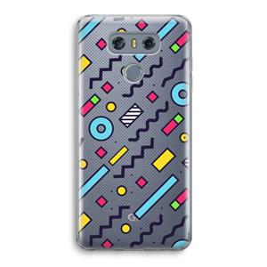 CaseCompany 8-bit N°8: LG G6 Transparant Hoesje