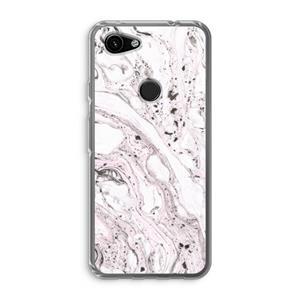 CaseCompany Mengelmoes: Google Pixel 3a Transparant Hoesje