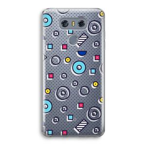 CaseCompany 8-bit N°9: LG G6 Transparant Hoesje