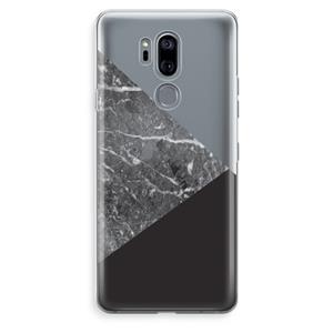 CaseCompany Combinatie marmer: LG G7 Thinq Transparant Hoesje
