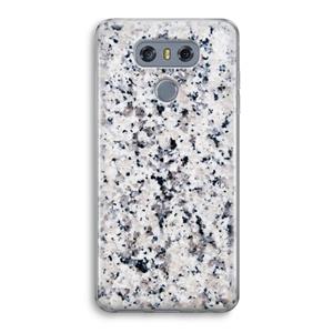 CaseCompany Gespikkelde marmer: LG G6 Transparant Hoesje