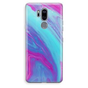 CaseCompany Zweverige regenboog: LG G7 Thinq Transparant Hoesje
