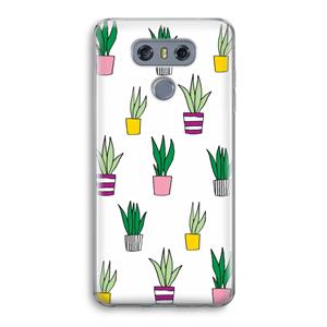 CaseCompany Sanseveria: LG G6 Transparant Hoesje