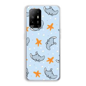 CaseCompany Manta: Oppo A94 5G Transparant Hoesje