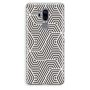 CaseCompany Magic pattern: LG G7 Thinq Transparant Hoesje