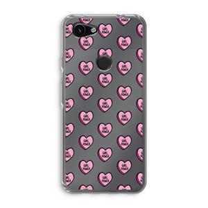 CaseCompany GIRL POWER: Google Pixel 3a Transparant Hoesje